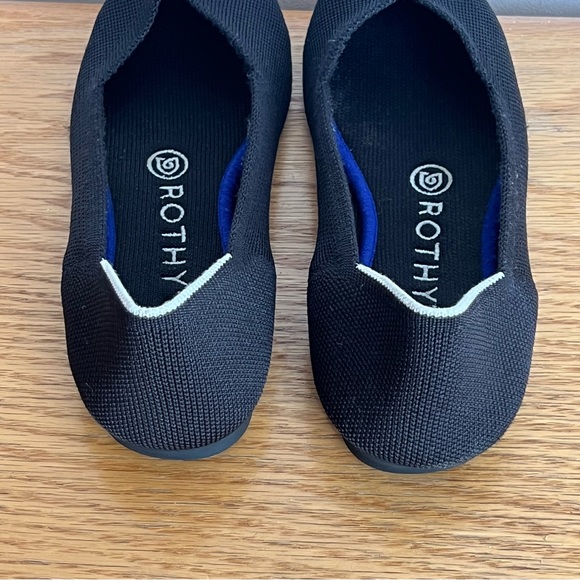 Rothy’s “The Flat” - Black Solid, Round Toe Size 6.5 - Picture 4 of 9